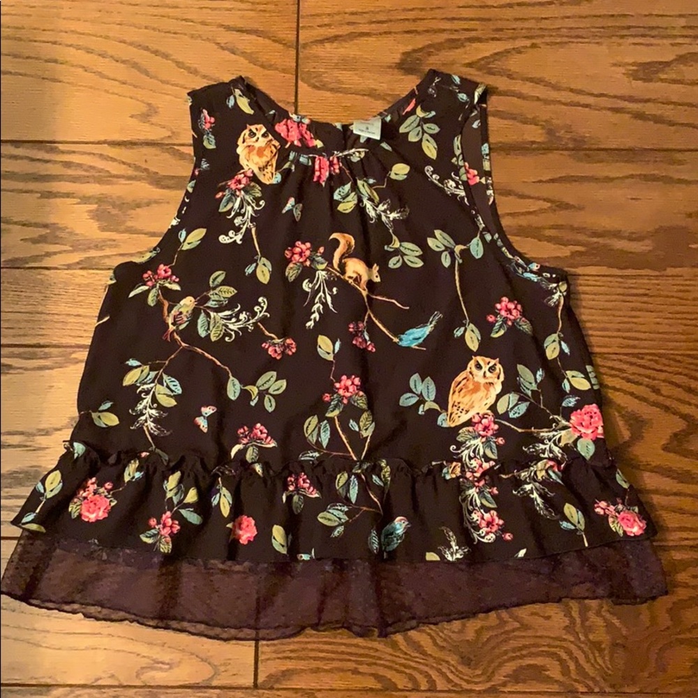 LC Lauren Conrad Snow White Tank Top